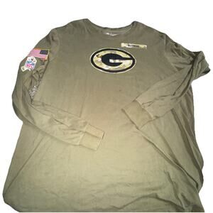 Nike Team Apparel Shirt, Men's Size XXL, Brown, NFL Green Bay Packers (ae22)